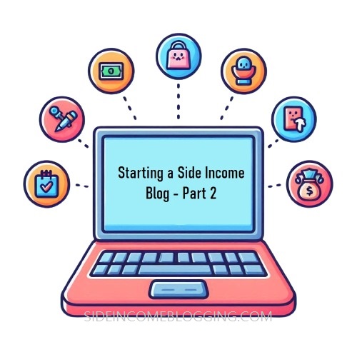 Side Income Blogging - Starting a Side Income Blog Part 2